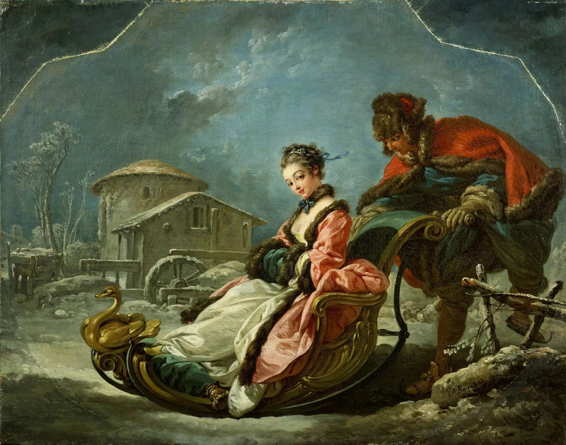 Die vier Jahreszeiten : der Winter - François Boucher