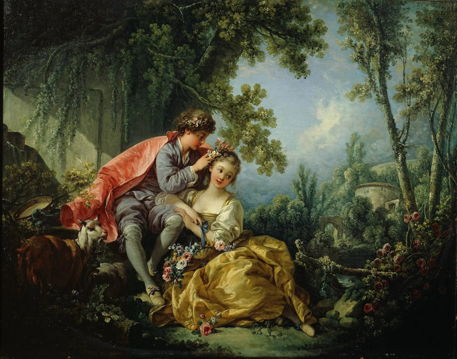 Die Vier Jahreszeiten : Frühling - François Boucher