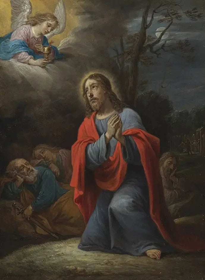 Die fünfzehn Geheimnisse des Rosenkranzes: Die Agonie im Garten - David Teniers der Jüngere