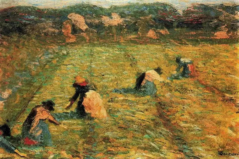 Die Reisbauerinnen - Umberto Boccioni
