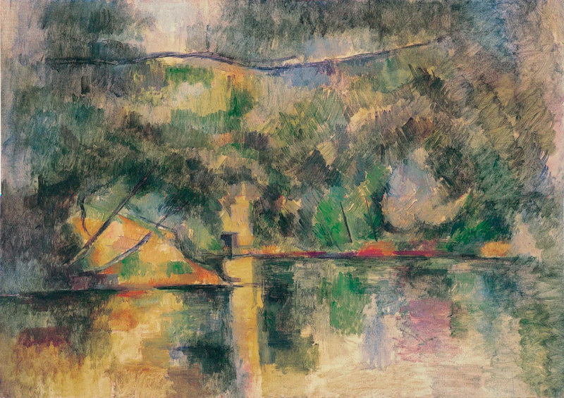 Die Spiegelungen im Wasser - Paul Cézanne