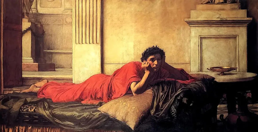 Neros Reue nach der Ermordung seiner Mutter - John William Waterhouse