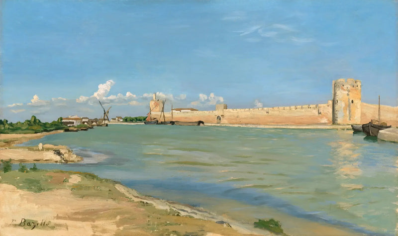 die Stadtmauern von Aigues-Mortes - Frédéric Bazille