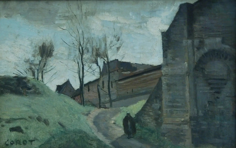 Die Stadtmauern von Arras. Porte Saint-Michel - Jean-Baptiste Camille Corot