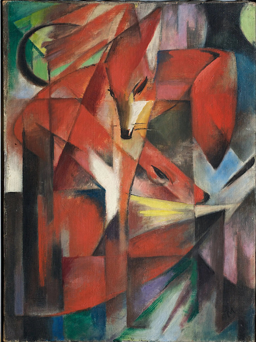 Die Füchse - Franz Marc