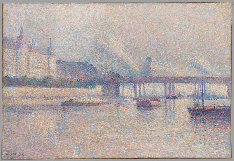 Die Ufer der Seine in Paris - Maximilien Luce