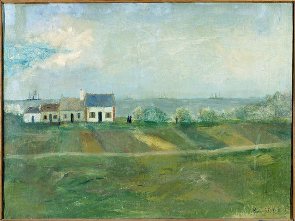 Les rochers d'Ouessant - Maurice Utrillo image 1 copie peinte à la main à l’huile