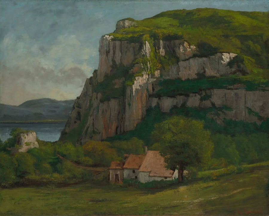 Die Felsen von Hautepierre - Gustave Courbet