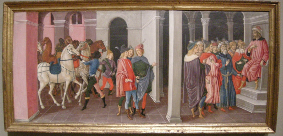 Die Heiligen Könige vor Herodes - Matteo di Giovanni