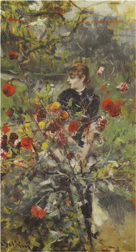 Die Sommerrosen - Giovanni Boldini