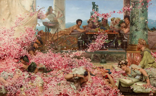 Les roses d'Héliogabalus - Lawrence Alma-Tadema - Reproductions de tableaux et peintures haut de gamme