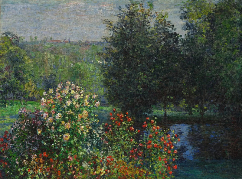 Die Rosensträucher im Garten von Montgeron - Claude Monet