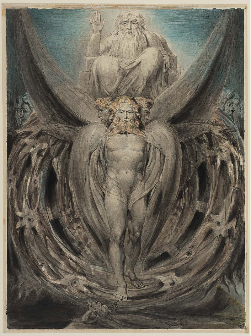 Die Räder des Ezechiel - William Blake
