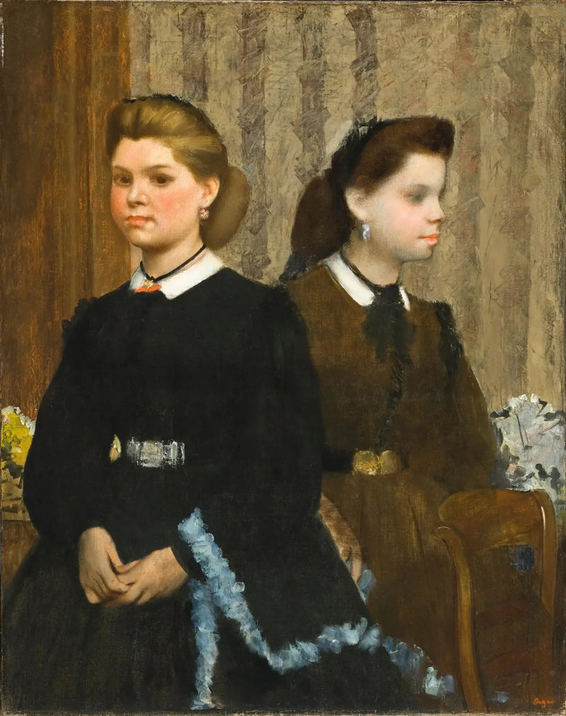 Die Schwestern Bellelli (Giovanna und Giuliana Bellelli) - Edgar Degas