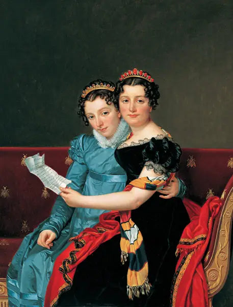 Die Schwestern Zénaïde und Charlotte Bonaparte - Jacques-Louis David