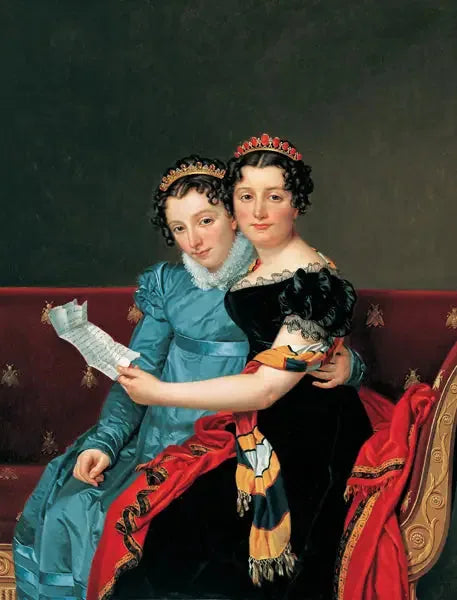 Die Schwestern Zénaïde und Charlotte Bonaparte - Jacques-Louis David
