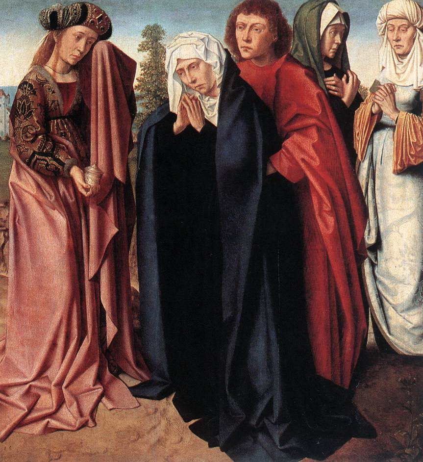 Die Heiligen Frauen und Johannes am Golgatha - Gérard David
