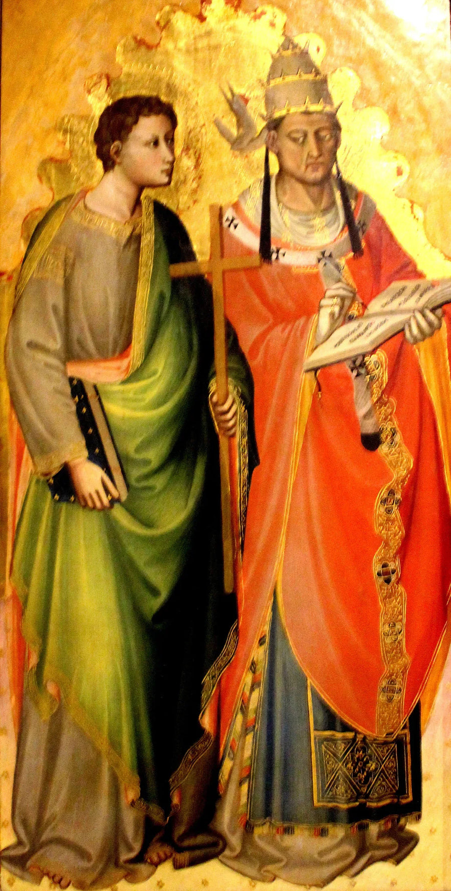 Die Heiligen Gregor der Große und Philipp - Bicci di Lorenzo