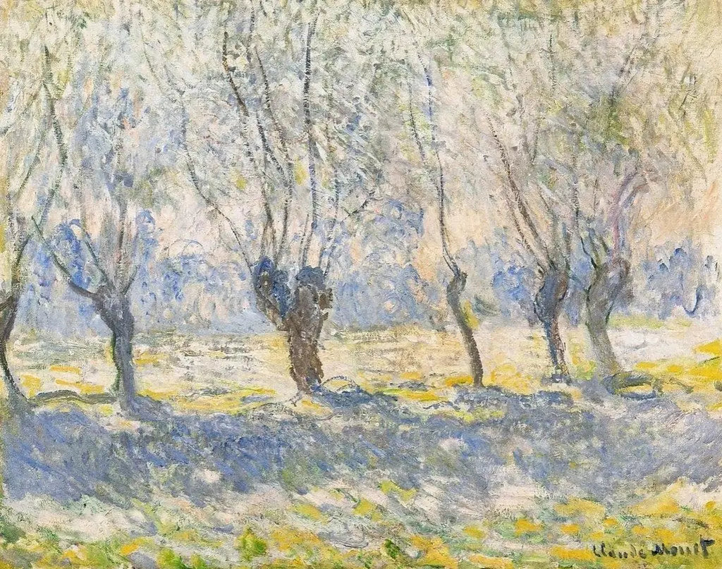 Les Saules, Jeffrey - Claude Monet image 1 tableau peint à l’huile sur toile