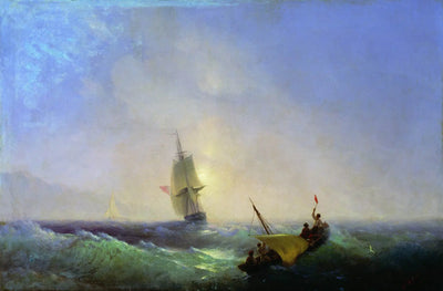 Les sauveteurs du naufrage - Ivan Aïvazovski - Alpha Reproduction