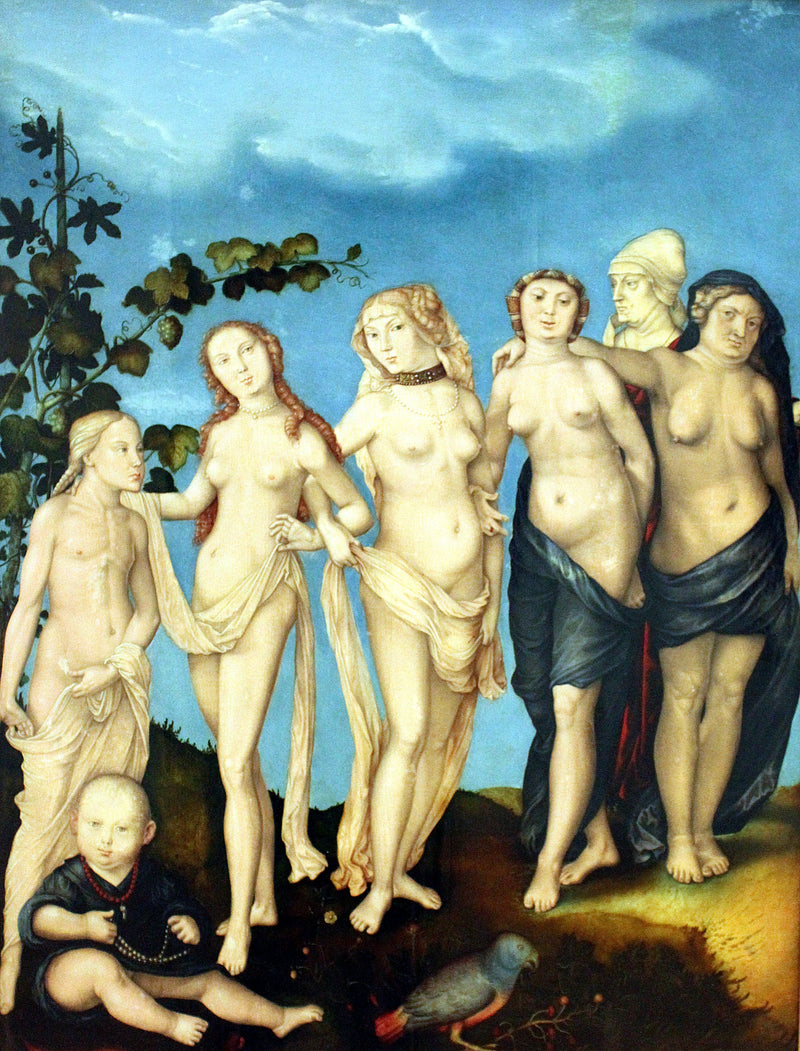 Die sieben Alter der Frau - Hans Baldung Grien