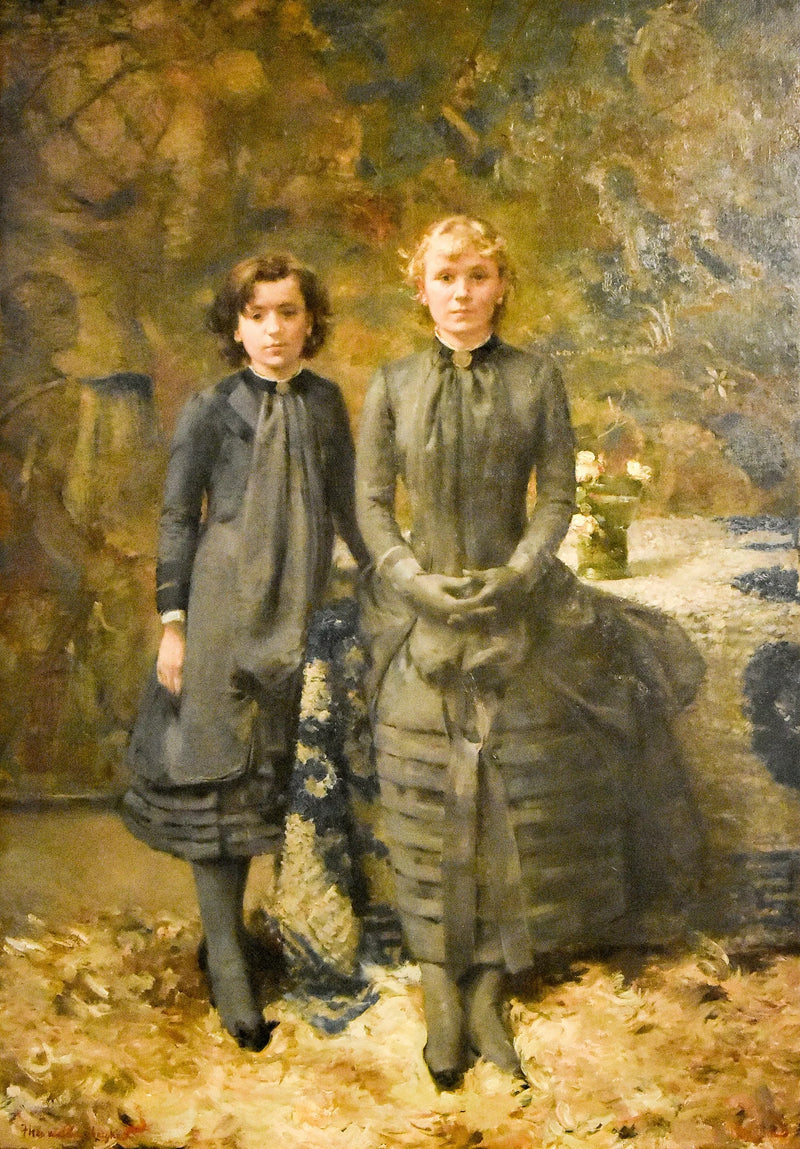Die Schwestern des Malers Schlobach - Théo van Rysselberghe