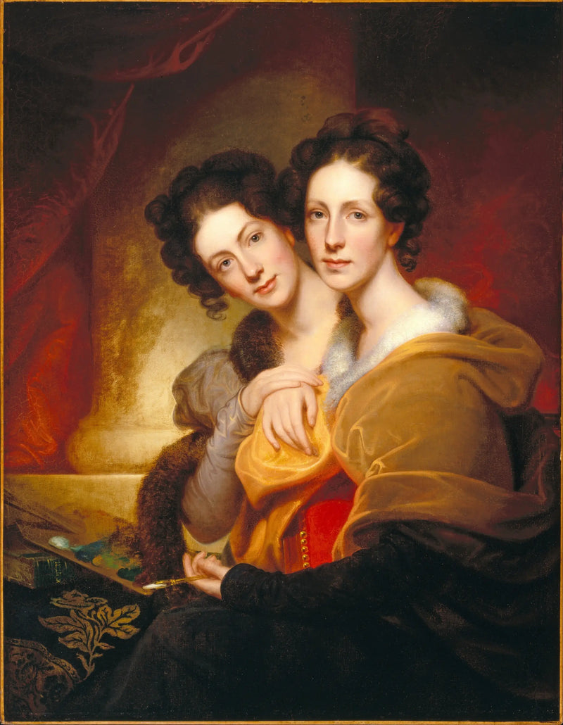 Die Schwestern (Eleanor und Rosalba Peale) - Rembrandt Peale