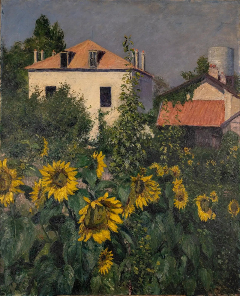 Die Sonnen, Garten von Petit Gennevilliers - Gustave Caillebotte