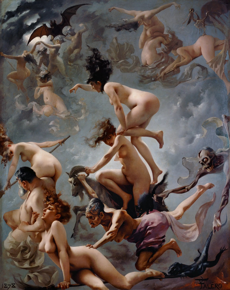 Die Hexen, die zu ihrem Sabbat gehen - Luis Ricardo Falero