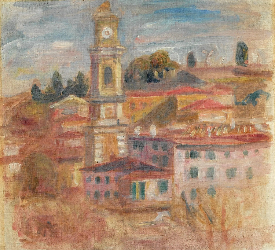 Die Dächer des alten Nizza - Pierre-Auguste Renoir