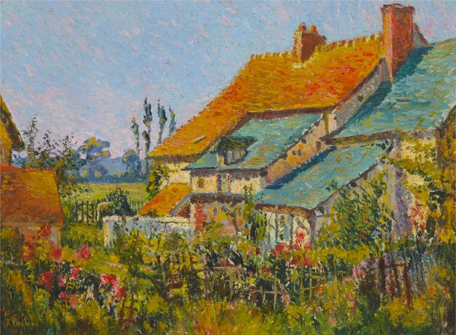 Die roten Dächer - Robert Antoine Pinchon
