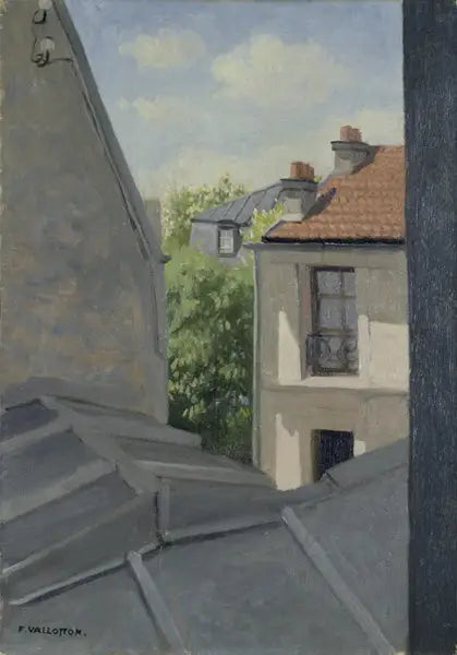 Die Dächer, Rue Mérimée - Félix Vallotton
