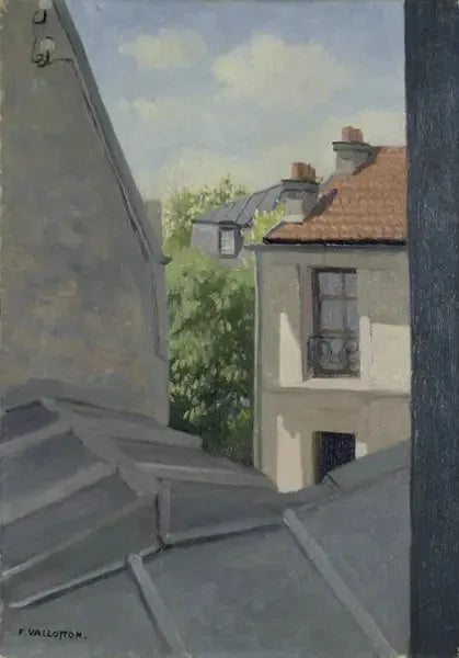 Die Dächer, Rue Mérimée - Félix Vallotton