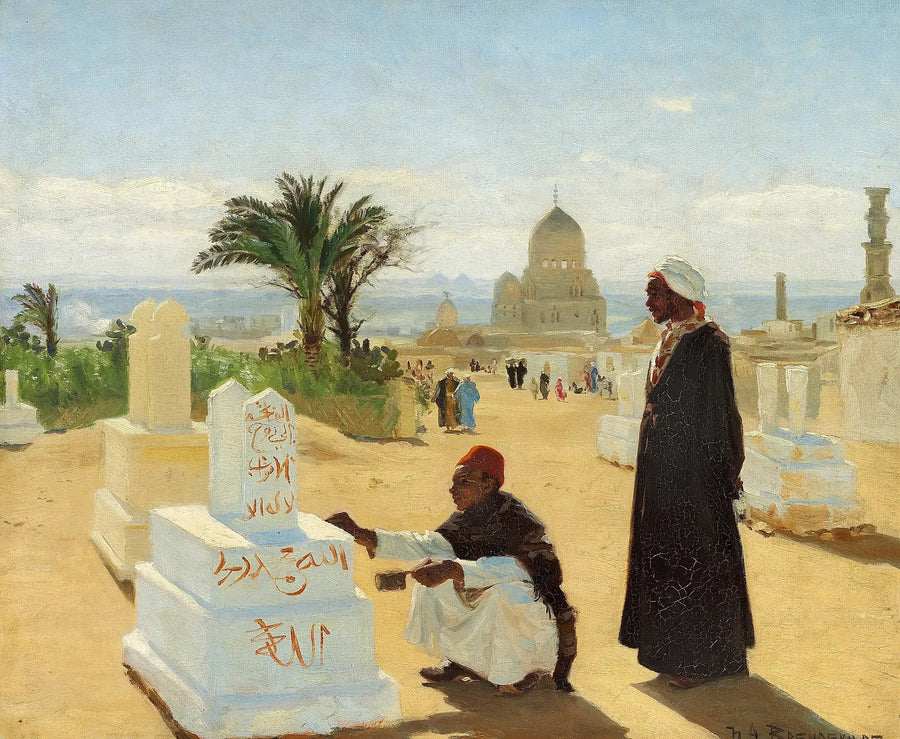 Die Gräber der Apostel Jakob und Zacharias in der Nähe von Kairo. - H. A. Brendekilde