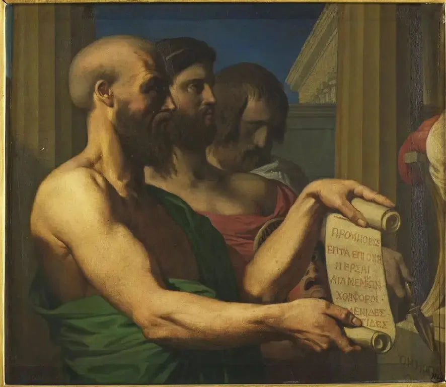 Die griechischen Tragiker - Jean-Auguste-Dominique Ingres