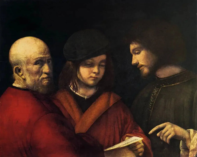 Die drei Lebensalter des Menschen - Giorgione