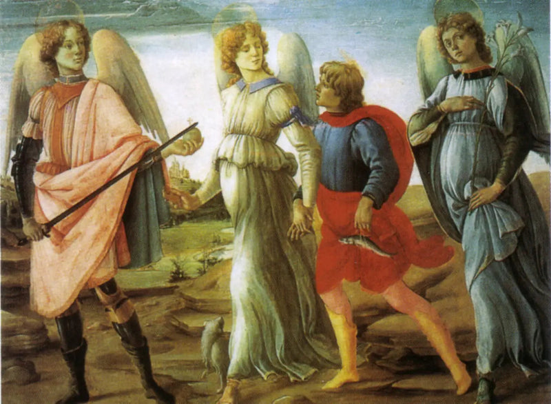 Die drei Erzengel mit Tobit - Filippino Lippi