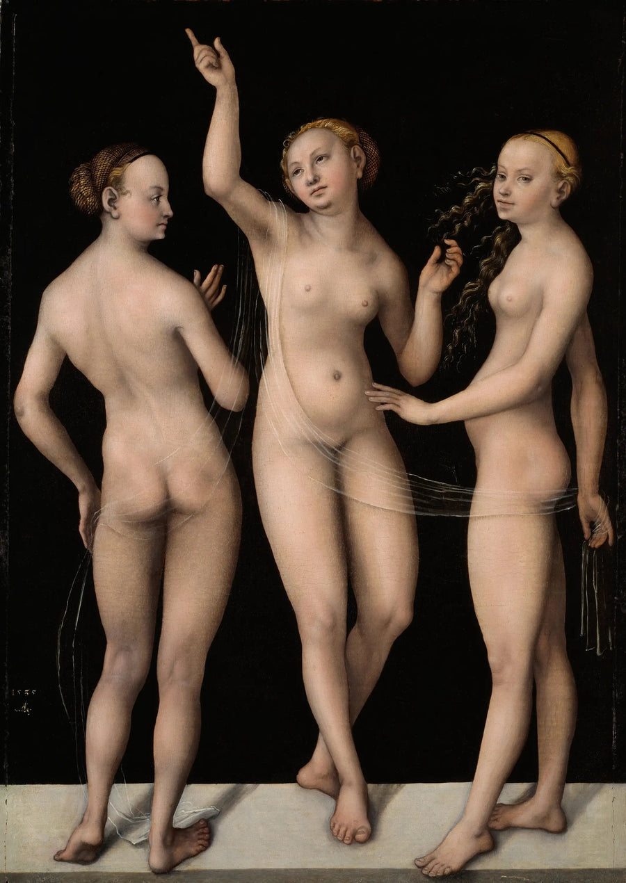 Die Drei Grazien - Lucas Cranach der Ältere