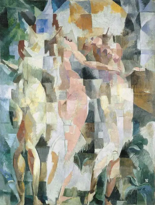 Les Trois Grâces - Robert Delaunay image 1 copie peinte à la main à l’huile