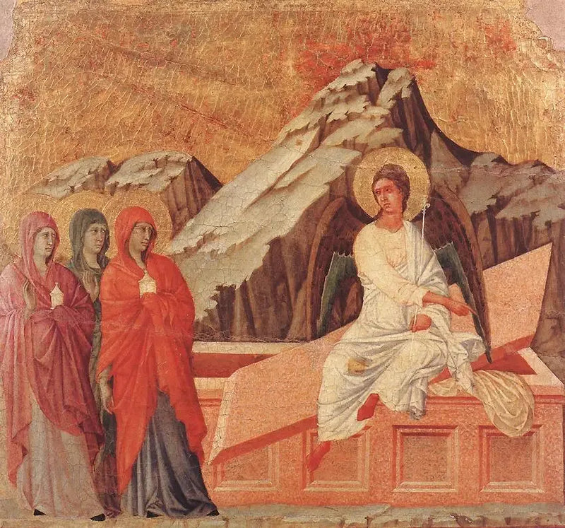 Die drei Maria am Grab - Duccio di Buoninsegna
