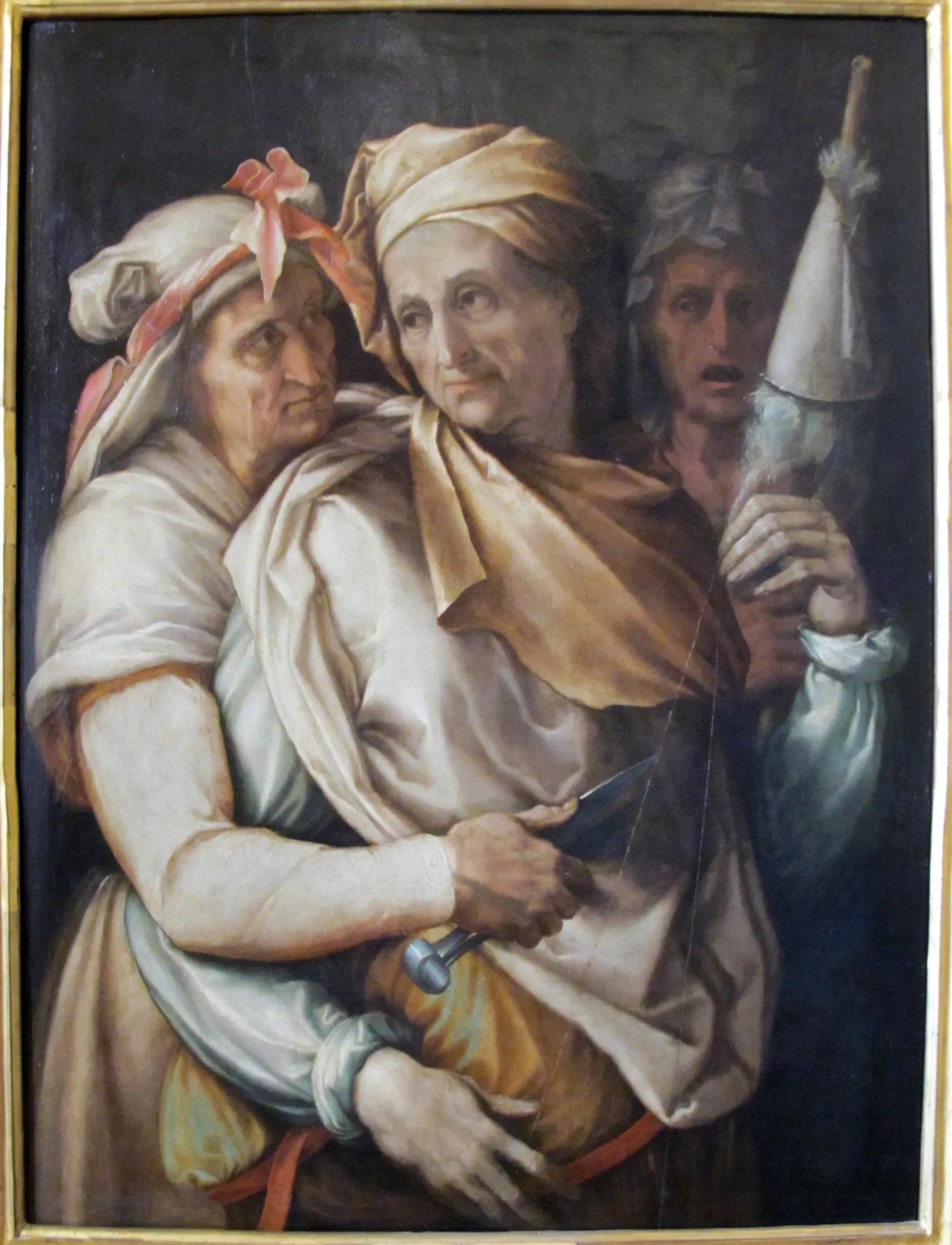Les trois parcs - Francesco Salviati image 1 copie de tableau peinte à la main
