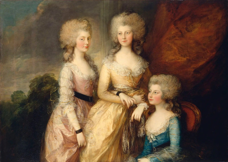 Die drei älteren Prinzessinnen - Thomas Gainsborough