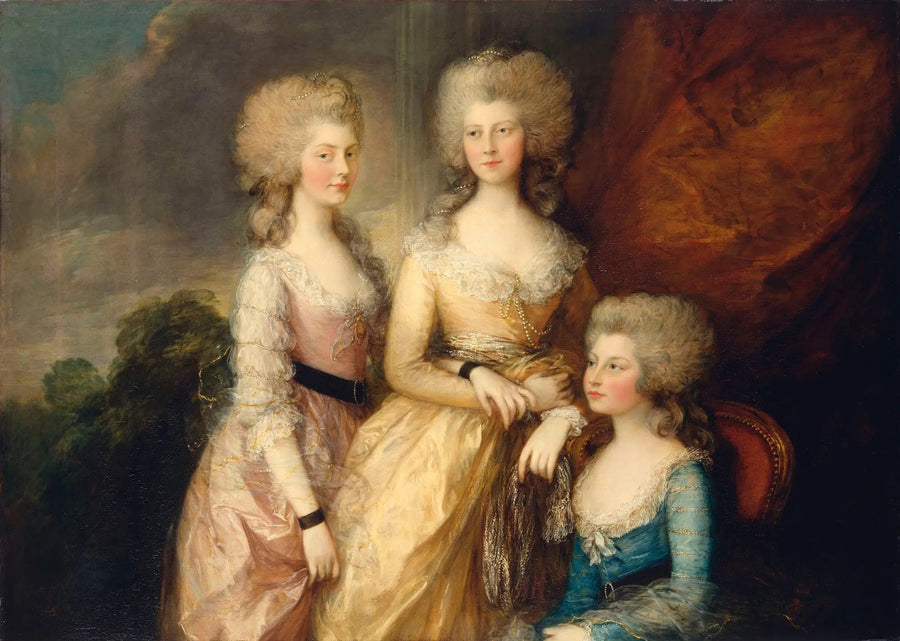 Die drei älteren Prinzessinnen - Thomas Gainsborough