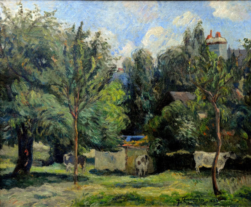 Die drei Kühe - Paul Gauguin