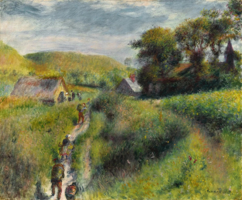 Les Vendangeurs - Pierre-Auguste Renoir image 1 reproduction de peinture à l’huile