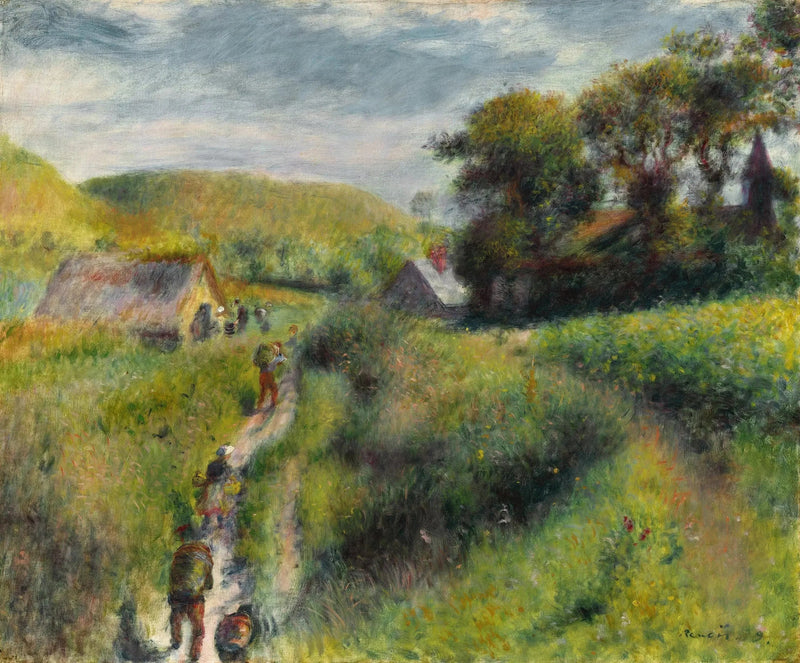 Die Traubenernter - Pierre-Auguste Renoir