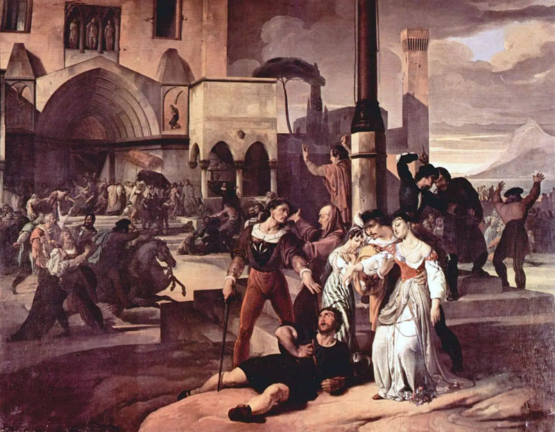 Die sizilianischen Vespern - Francesco Hayez