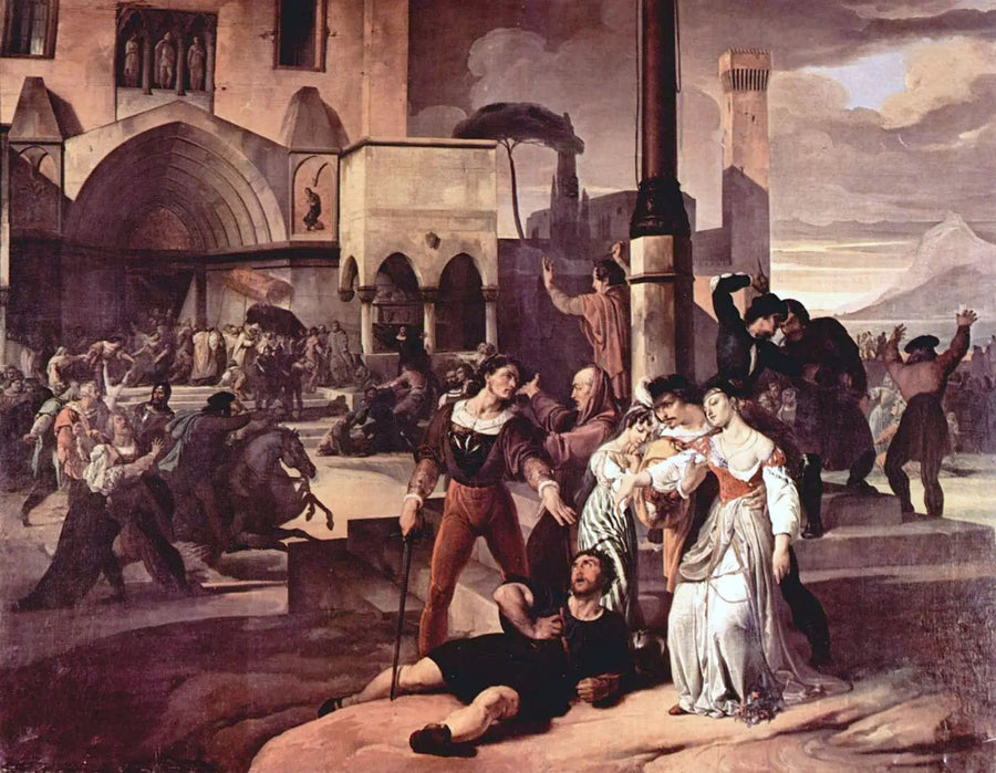 Die sizilianischen Vespern - Francesco Hayez