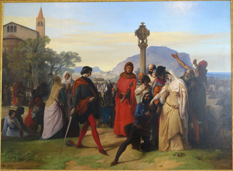 Die sizilianischen Vespern - Francesco Hayez