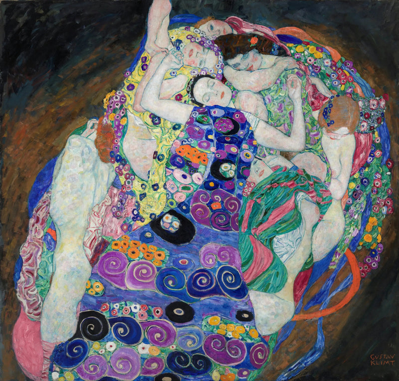 Die Jungfrauen - Gustav Klimt